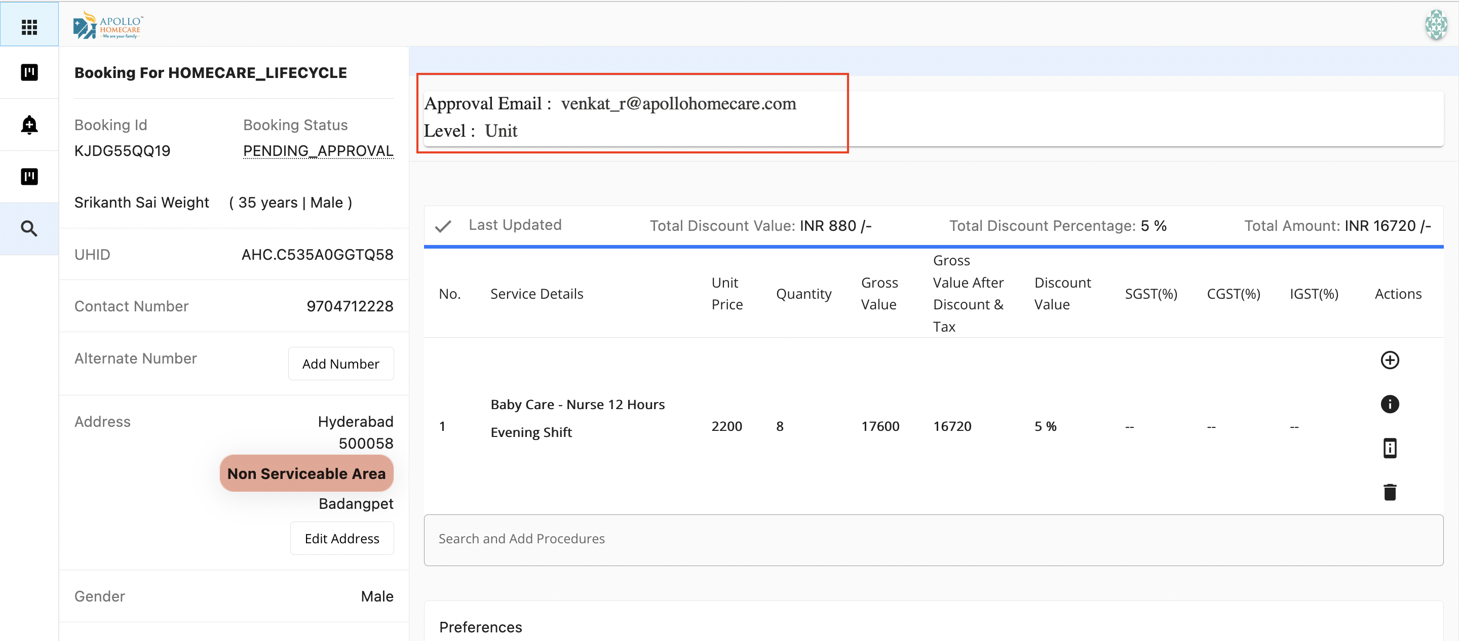 Discount Level Indication